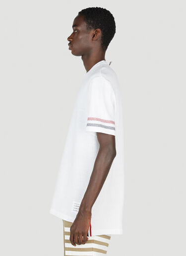 Thom Browne Textured T-Shirt White thb0151030