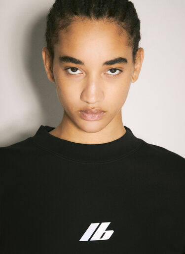 Balenciaga Activewear Crewneck Sweatshirt Black bal0257001