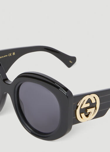 GG1308S Round Sunglasses Gucci GG1308S Round Sunglasses Black guc0252130