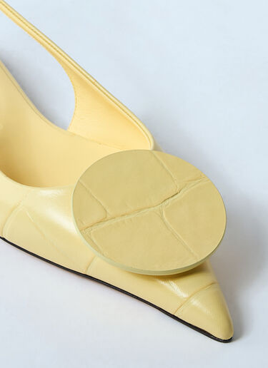 Jacquemus Les Slingbacks Duelo Pumps Yellow jac0260048
