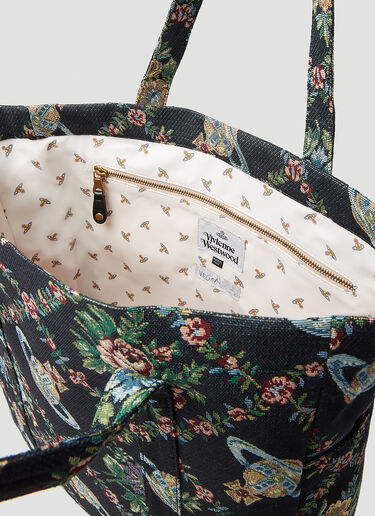 Vivienne Westwood Murray Recycled Nylon Tote Bag Navy vvw0153015