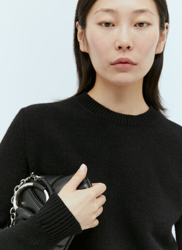 Gucci Cashmere Wool Sweater Black guc0254010