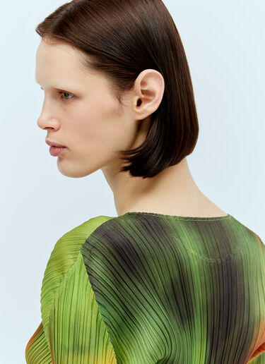 Pleats Please Issey Miyake Turnip & Spinach 长袖上衣 绿色 plp0256002