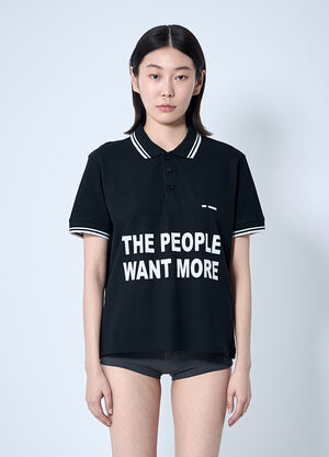 Sia Arnika 文字印花 Polo 衫  黑色 sia0260006