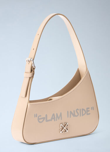 LN-CC® - Off-White: Jitney Shoulder Quote - Beige Off-White Jitney Shoulder Quote Beige ofw0264315