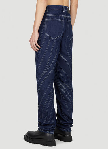 Topstitch Jeans Mugler Topstitch Jeans Navy mug0151003
