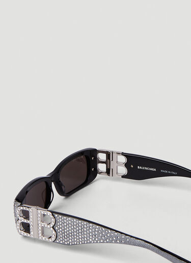 BALENCIAGA Dynasty Rectangle Sunglasses Black bal0350011