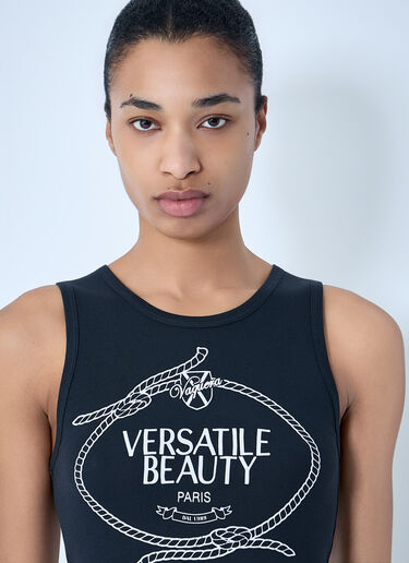 Vaquera Versatile Beauty Tank Top Black vaq0264007