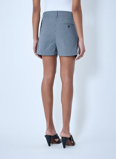 Vivienne Westwood High-Waisted Checkered Shorts Grey vvw0264005