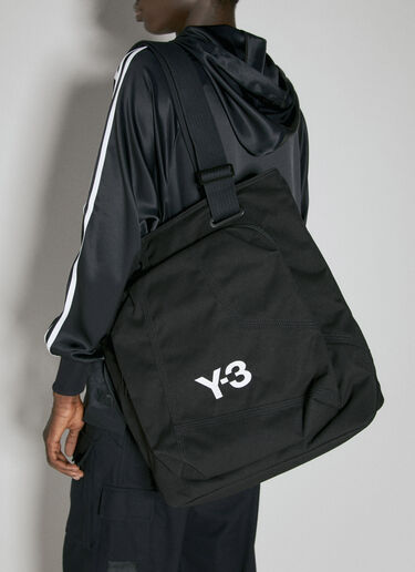 Logo Print Tote Bag Y-3 Logo Print Tote Bag Black yyy0354027
