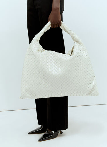 Bottega Veneta Large Hop Shoulder Bag White bov0254047