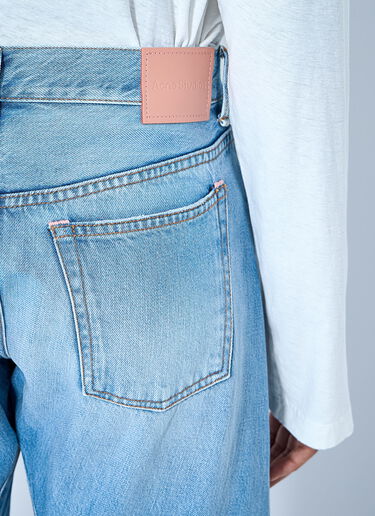 Acne Studios 2006F Distressed Wide Leg Jeans Blue acn0265008