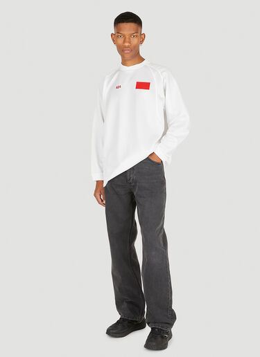 Logo Embroidery Long Sleeve T-Shirt 424 Logo Embroidery Long Sleeve T-Shirt White ftf0150019