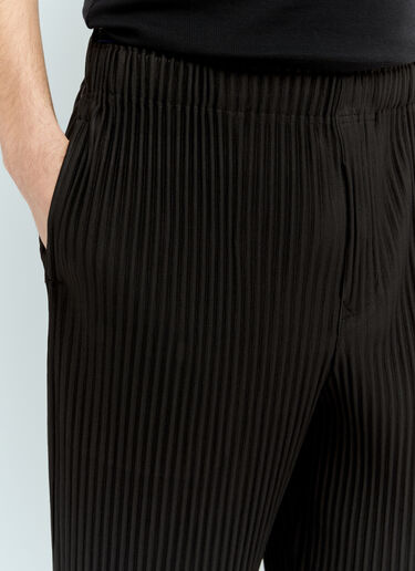 Homme Plissé Issey Miyake Monthly Colors: January Pleated Pants Dark grey hmp0156005