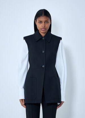 Sportmax Sleeveless Tailored Vest Black spx0263013