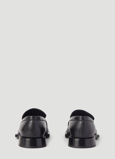 Jil Sander Square Loafers Black jil0245057