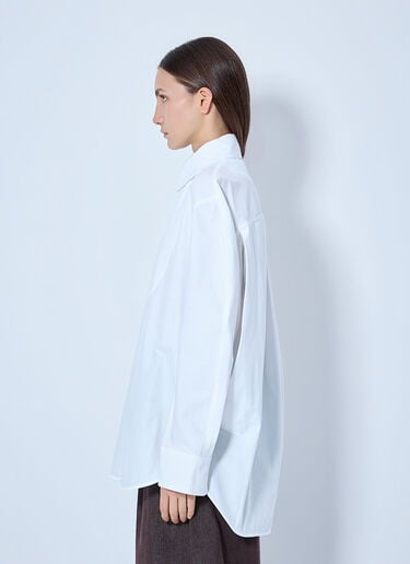 LN-CC® - Jacquemus: Citta Button-Down Shirt - White Jacquemus Citta Button-Down Shirt White jac0266006