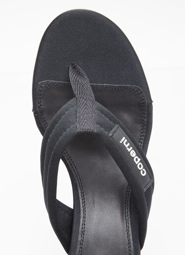 Coperni 品牌标识夹趾高跟凉鞋 黑色 cpn0253019