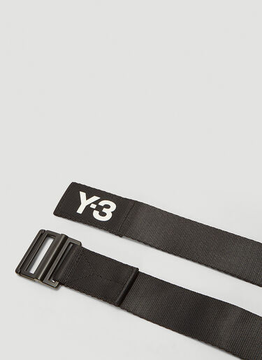 Y-3 Classic Logo Belt Black yyy0349018