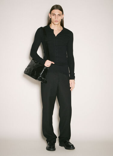 Prada Leather Crossbody Bag Black pra0159039
