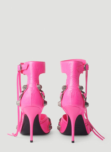Balenciaga Cagole High Heel Sandals Pink bal0252063
