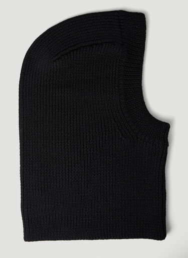 Saint Laurent Knitted Balaclava Black sla0149084