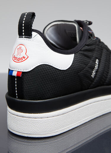 Moncler x adidas Originals キャンパス ロートップスニーカー ブラック mad0354007