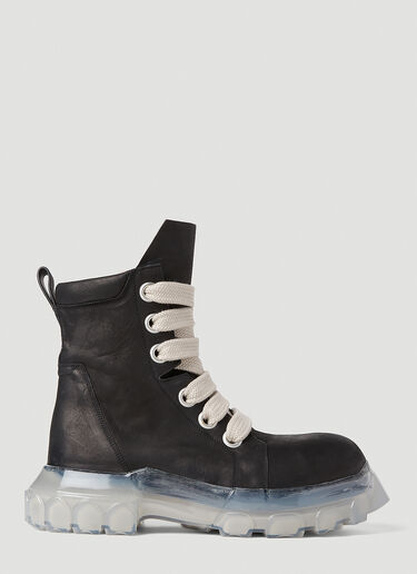 Rick Owens 보조 트랙터 부츠 블랙 ric0151030