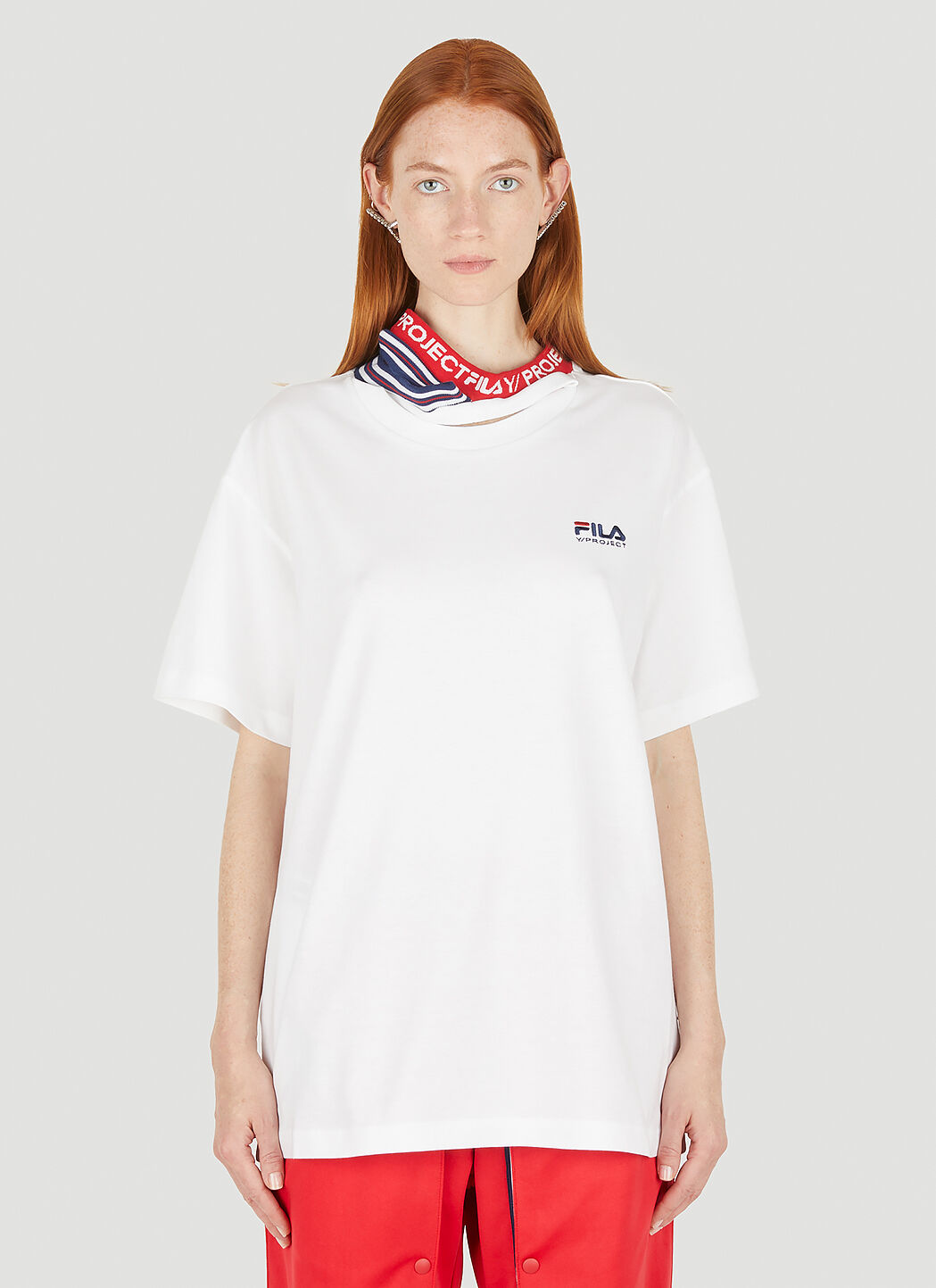 Pull fila sale femme blanc
