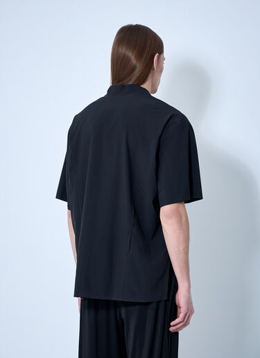 Y-3 Logo Motif Camp Collar Shirt Black yyy0160015