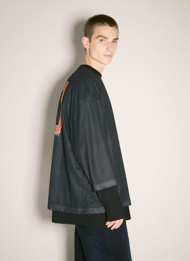 Game Layered Mesh Top 032C Game Layered Mesh Top Black cee0158005