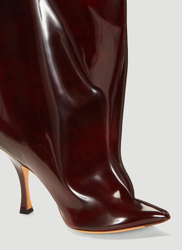 Y/Project Tubular Ankle Boots Red ypr0241013