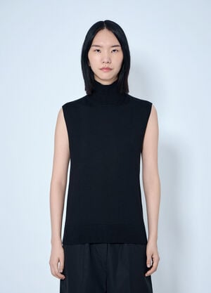 Toteme Sleeveless Fine Turtleneck Black tot0265060