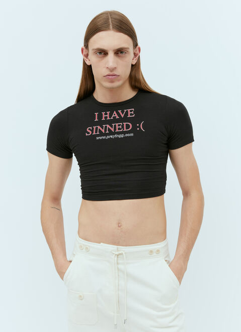 Praying I Have Sinned T-Shirt Black pry0354003