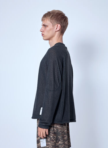 LN-CC® - Satisfy: Fuzzfleece™ AD Long Tee - Dark Grey Satisfy Fuzzfleece™ AD Long Tee Dark Grey sat0165025
