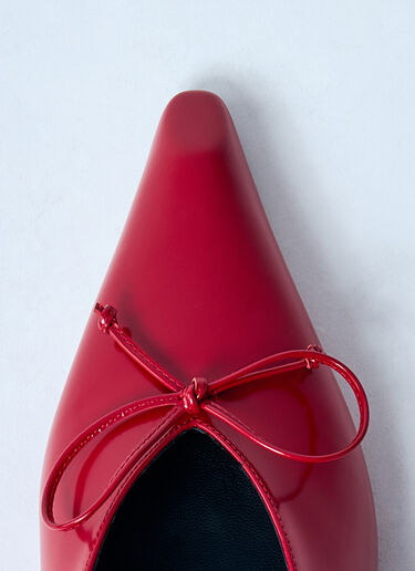 Jacquemus Les Slingbacks Cubisto B Kitten Heels Red jac0260045