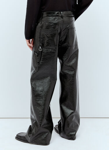 Courrèges Sailor 乙烯基长裤 黑色 cou0156002