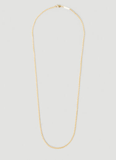 Tom Wood Spike Chain Necklace Gold tmw0349028