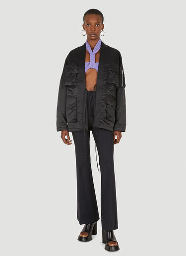 Scuba High-Waist Flare Pants Ambush Scuba High-Waist Flare Pants Black amb0248011