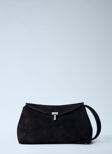 TOTEME T-Lock Crossbody Bag Dark Brown tot0263081
