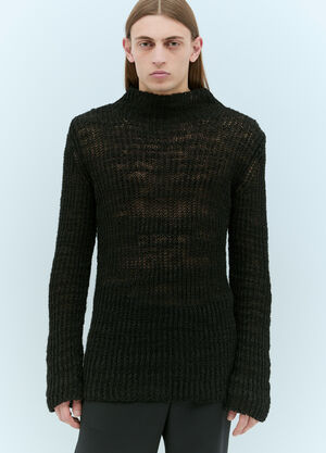 Dries Van Noten Milla Knit Sweater Black dvn0156043