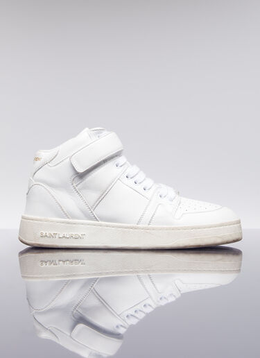 Saint Laurent Jefferson High Top Sneakers White sla0253066