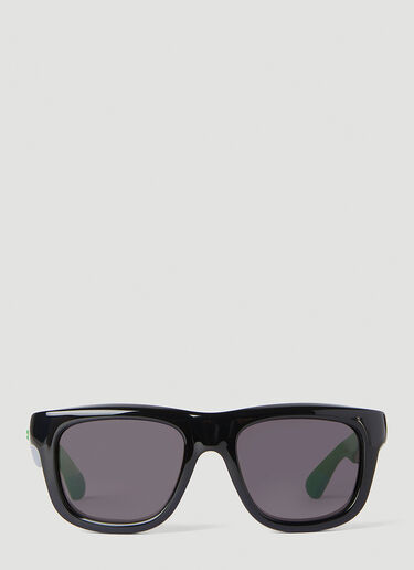 Bottega Veneta 方形太阳镜 黑色 bov0151118