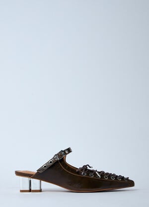 Salomon Eyelet Mules Light Grey sal0360008