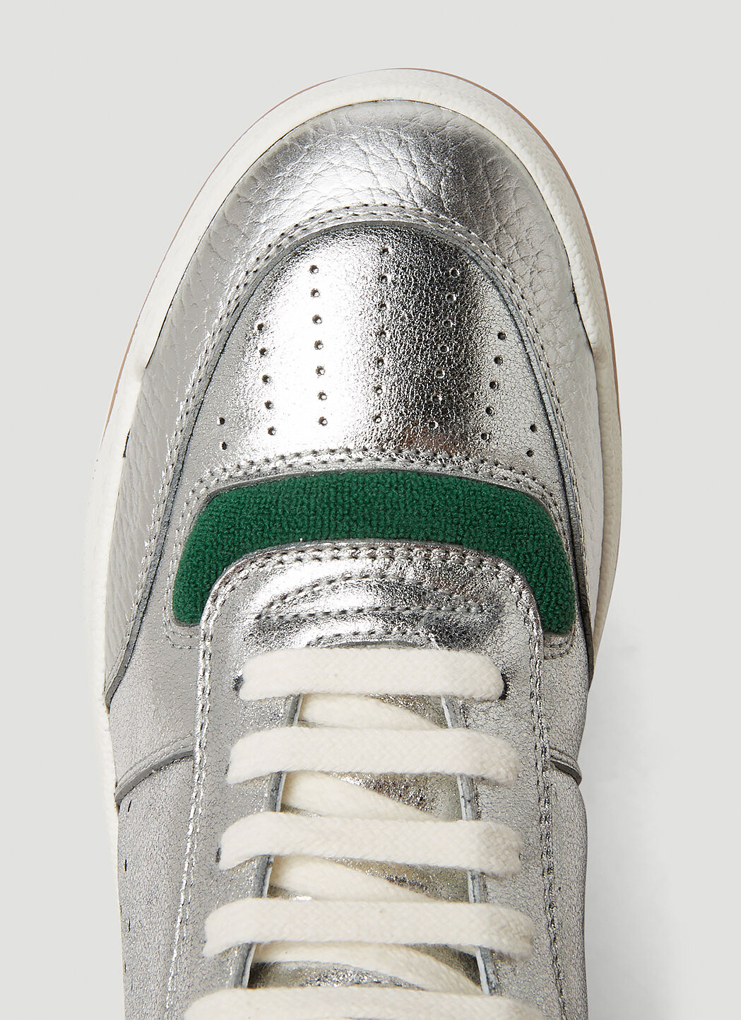 Saint Laurent Unisex Andy Sneakers in Silver | LN-CC®