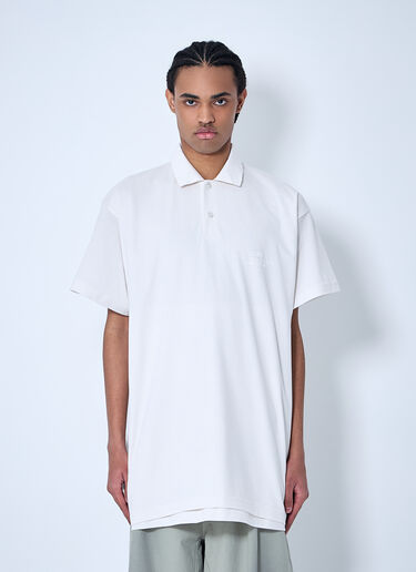 Balenciaga Interwinded Polo Shirt White bal0159001