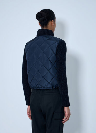 LN-CC® - Moncler: Diamond Quilted Jacket - Navy Moncler Diamond Quilted Jacket Navy mon0265105