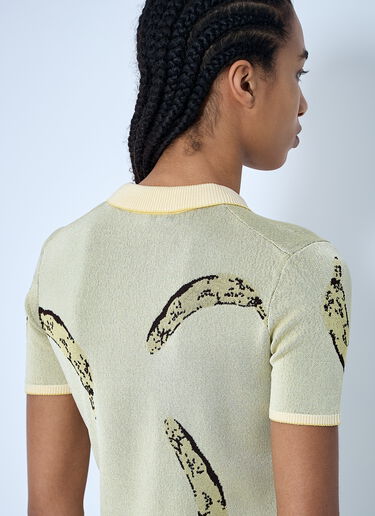 Jacquemus Le Polo Marino Shirt Yellow jac0260013