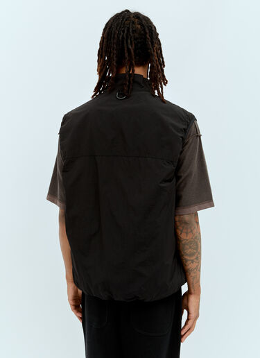 Logo Print Ripstop Vest Comme des Garçons Homme Logo Print Ripstop Vest Black cdh0156001