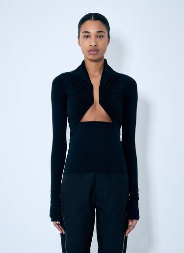 Rick Owens 镂空上衣  黑色 ric0259011